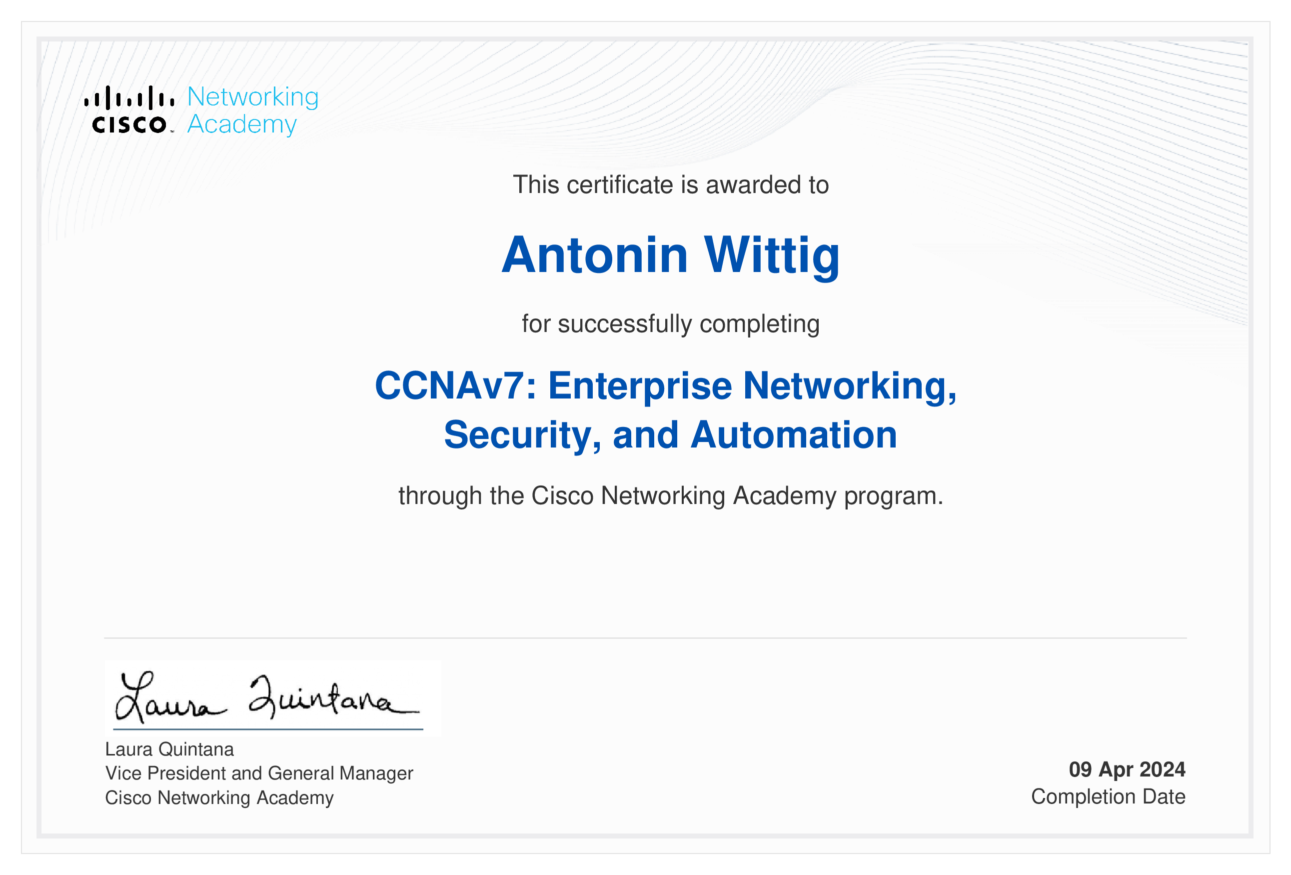 Certification 3